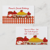 Carte De Visite La boulangerie secrète de Nana (Devant / Derrière)
