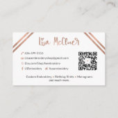 Carte De Visite La broderie de Lisa | Modèle non modifiable (Dos)