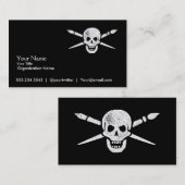 Carte De Visite La brosse et les os travaillent en indépendants (Devant / Derrière)