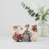 Carte De Visite la cage aux oiseaux (Debout devant)