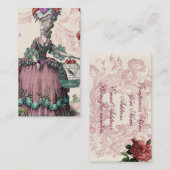 Carte De Visite la cage aux oiseaux (Devant / Derrière)