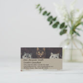 Carte De Visite La célébration de la licence du chat (Debout devant)