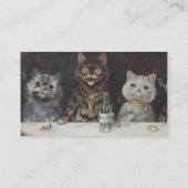 Carte De Visite La célébration de la licence du chat (Dos)