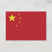 Carte De Visite La Chine - potelée (Dos)