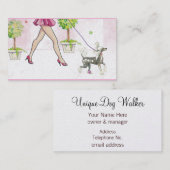 Carte De Visite La Chine sans poil (Devant / Derrière)