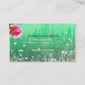 Carte De Visite La CHROMATOGRAPHIE GAZEUSE | adorent la menthe du (Dos)