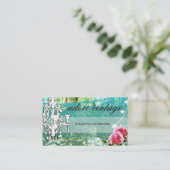 Carte De Visite La CHROMATOGRAPHIE GAZEUSE adorent la turquoise (Debout devant)