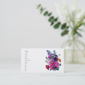 Carte De Visite La collection de roses trémière (Debout devant)