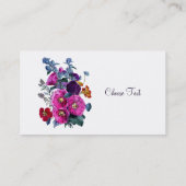 Carte De Visite La collection de roses trémière (Dos)