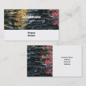 Carte De Visite La conception de paysage des arbres (Devant / Derrière)