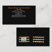 Carte De Visite La construction de routes de Jerry (Devant / Derrière)