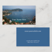 Carte De Visite La Côte d'Azur (Devant / Derrière)
