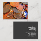 Carte De Visite La couleur de l'argent (Devant / Derrière)