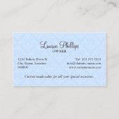 Carte De Visite La coutume durcit la boulangerie (Dos)