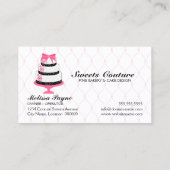 Carte De Visite La couture durcit la boulangerie (Dos)