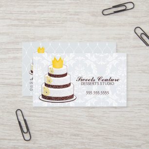 Carte De Visite La couture durcit la coutume de boulangerie