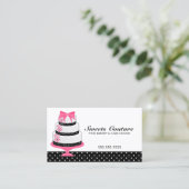 Carte De Visite La couture durcit la coutume de boulangerie (Debout devant)