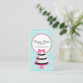 Carte De Visite La couture durcit l'Aqua de boulangerie (Debout devant)