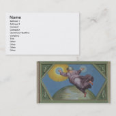 Carte De Visite La création de la lumière, illustration du Rapha (Devant / Derrière)