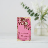 Carte De Visite La crème de citron de CHROMATOGRAPHIE GAZEUSE (Debout devant)