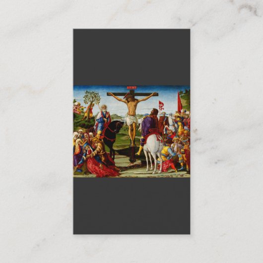 Carte De Visite La Crucifixion de Benvenuto di Giovanni (Devant)
