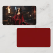 Carte De Visite La Dame de Magick Signet (Devant / Derrière)