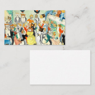 Carte De Visite La Danse de Louis Wain