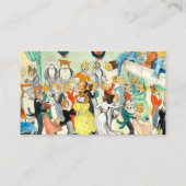 Carte De Visite La Danse de Louis Wain (Devant)
