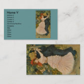 Carte De Visite La danse de Pierre-Auguste Renoir chez Bougival (Devant / Derrière)