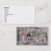 Carte De Visite La découverte malheureuse, 'des trous à la mode (Devant / Derrière)