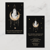 Carte De Visite *~* La déesse cosmique Lune Etoiles d'Urn (Devant / Derrière)