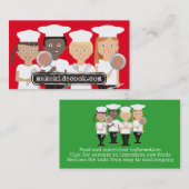 Carte De Visite La diversité faite sur commande de couleur badine (Devant / Derrière)