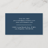 Carte De Visite La domestique moderne de Chambre de nettoyage (Dos)