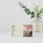 Carte De Visite La faune des oiseaux d'Audubon de Spoonbill Roseat (Debout devant)