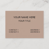 Carte De Visite La faune des oiseaux pélicans (Dos)