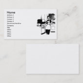 Carte De Visite La femme au foyer des années 50 (Devant / Derrière)