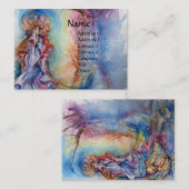 Carte De Visite LA FEMME DU LAC, La Magie et le Mystère (Devant / Derrière)