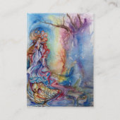 Carte De Visite LA FEMME DU LAC, La Magie et le Mystère (Dos)