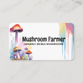 Carte De Visite La ferme aux champignons (Devant)