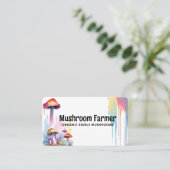 Carte De Visite La ferme aux champignons (Debout devant)