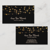 Carte De Visite La ficelle d'or de *~* allume le milieu psychique (Devant / Derrière)