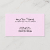 Carte De Visite La ficelle d'or de *~* allume le pastel (Dos)