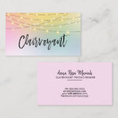 Carte De Visite La ficelle d'or de *~* allume le pastel (Devant / Derrière)