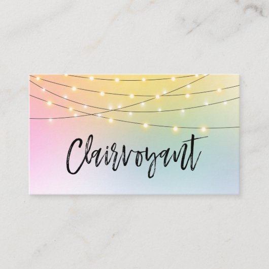 Carte De Visite La ficelle d'or de *~* allume le pastel (Devant)