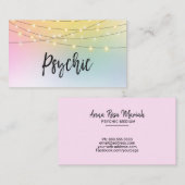 Carte De Visite La ficelle d'or de *~* allume le pastel de milieu (Devant / Derrière)