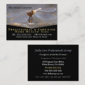 Carte De Visite La Fiducie des aidants naturels La Belle Mouche Pr (Devant / Derrière)