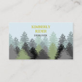 Carte De Visite La forêt arborée (Devant)