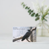 Carte De Visite La forêt de Raven d'hiver (Debout devant)