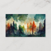 Carte De Visite La forêt (nature) (Devant)