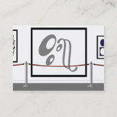 Carte De Visite La galerie (Dos)